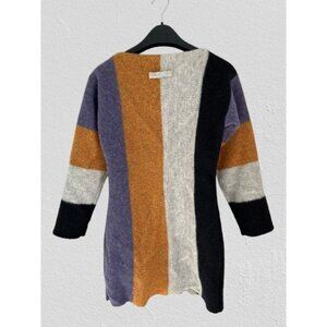 Jean Paul Gaultier WOOL SWEATER Fuzzi COLOR BLOCK Made in Italy Y2K